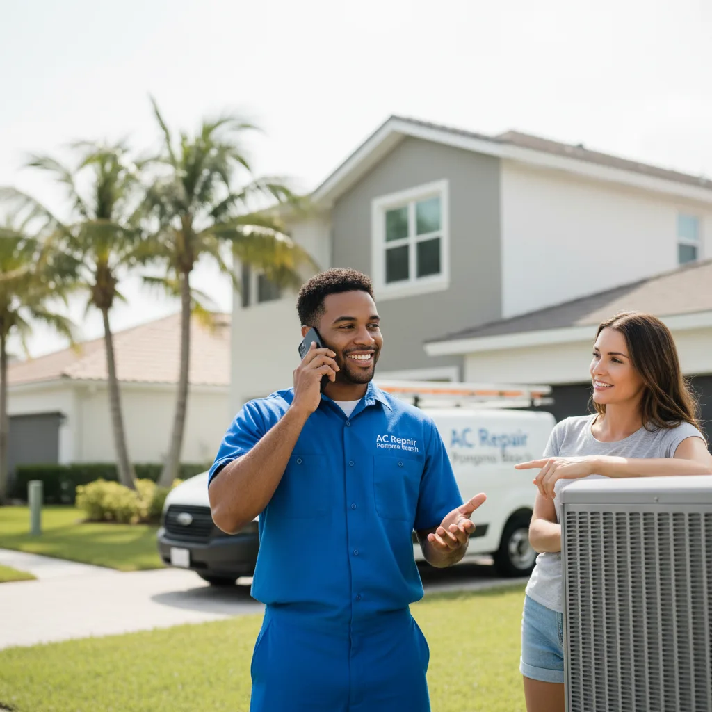 AC Repair Pompano Beach customer support in Cameron